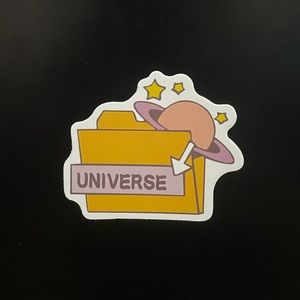 Universe Folder Sticker